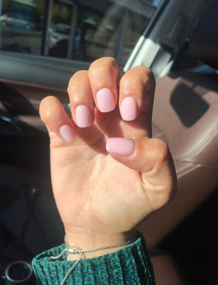 DIPPING POWDER ON NATURAL NAILS