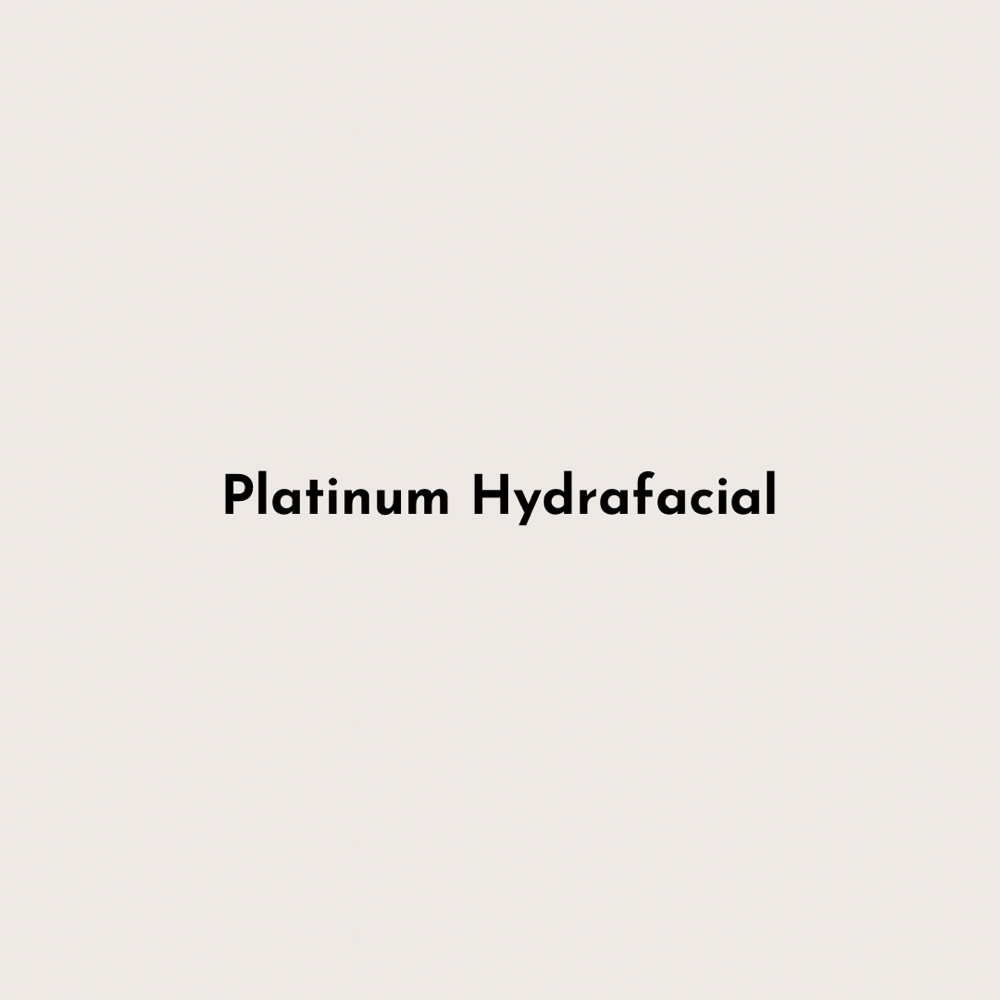 Platinum Hydrafacial
