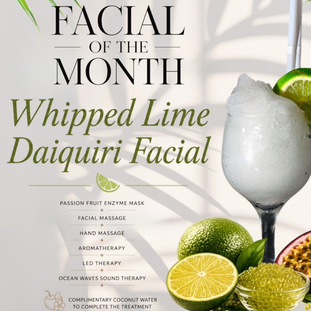 FACIAL OF THE MONTH: Lime Daiquiri at Gemini Esthetics in Naperville, IL