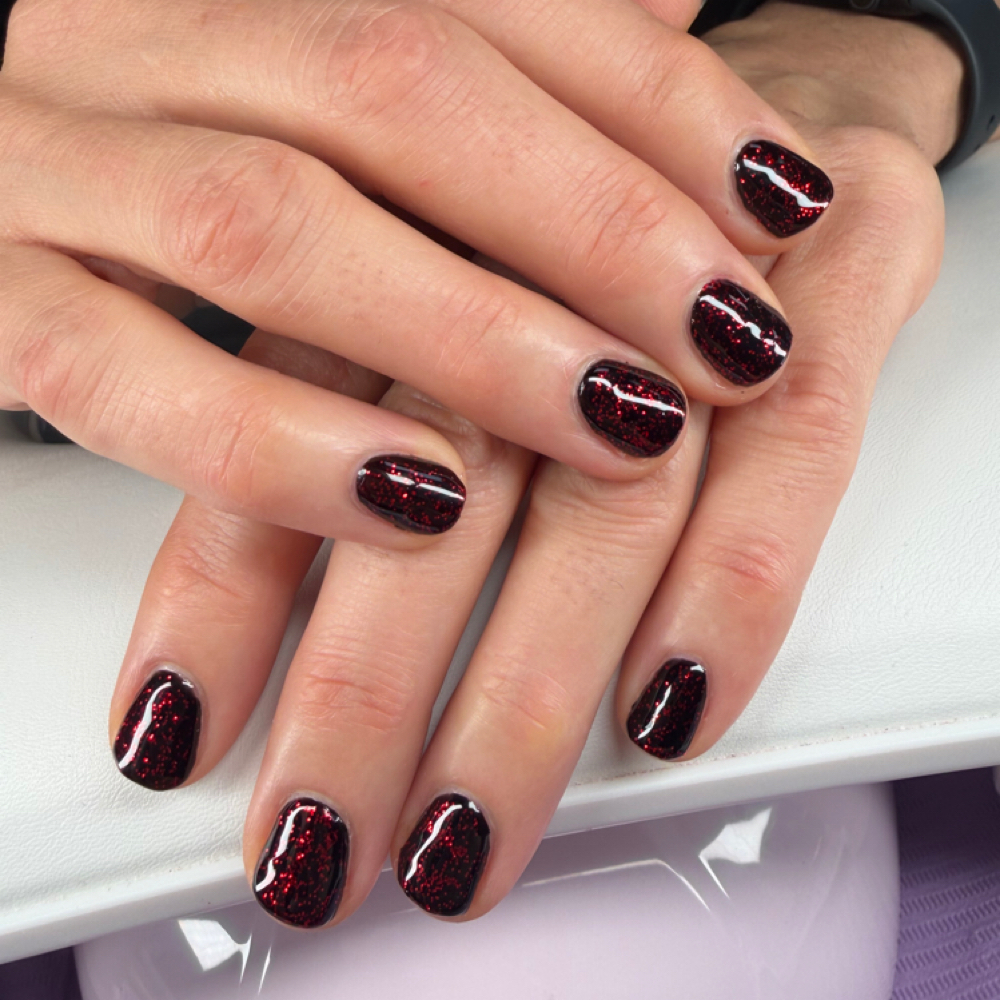 Classic Gel Mani at Mamoo Nails in Irvine, CA