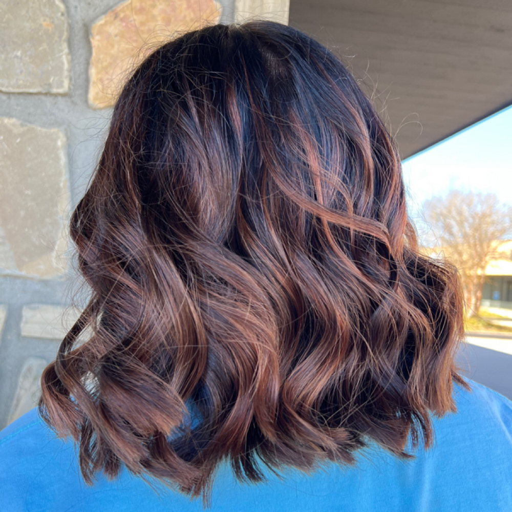 Base Color w Partial Hilight at Hair By Makayla in Knoxville, TN