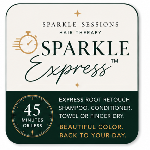 Express Root Retouch at Sparkle Sessions in Yorba Linda, CA
