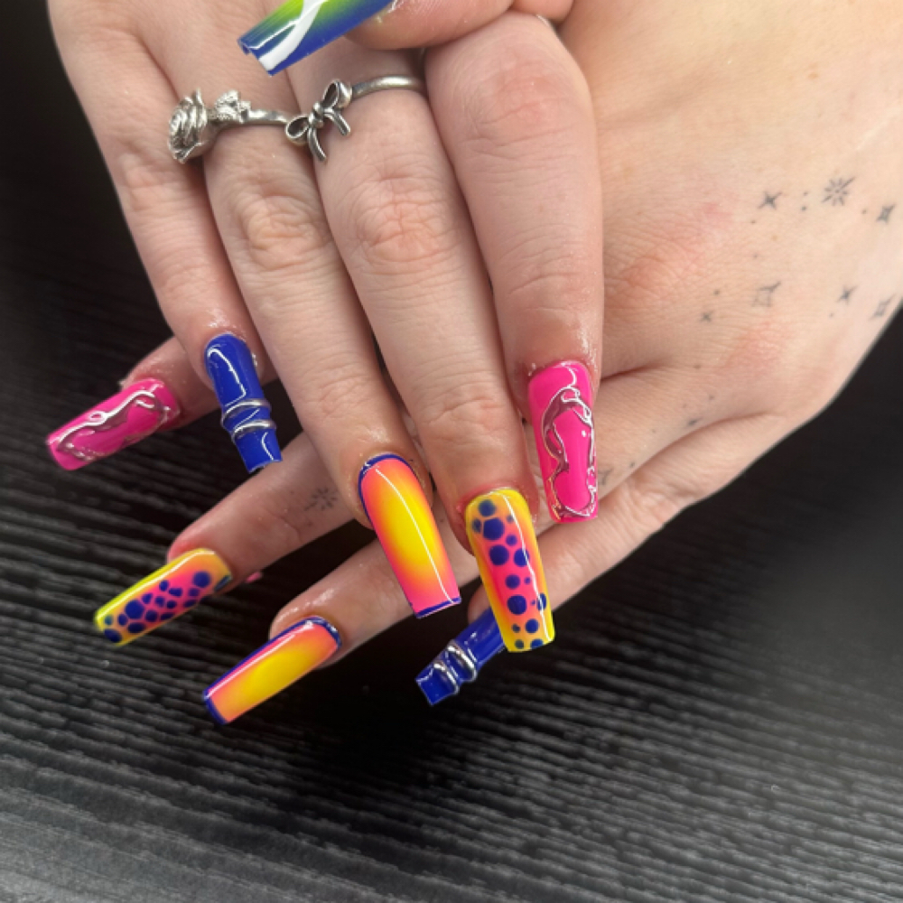 Gel-x Coffin/Square Tier Two at Polished Perfection in Burleson, TX