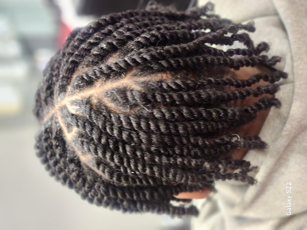 2 Strand Twist at "4her" Braids in Mesquite, TX