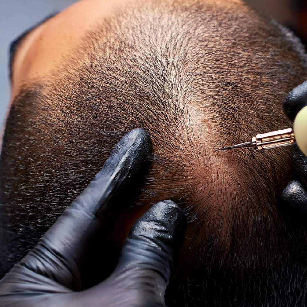 Scalp/Facial Micropigmentation at Inked & Nailed PMU and Restorative Esthetics in Burlington, NC