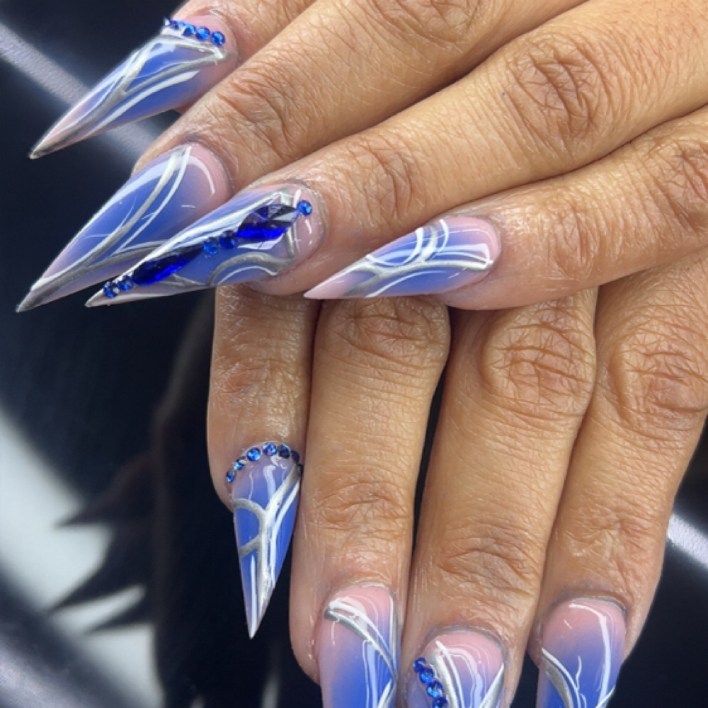 Acrylic Full-set at Vain Galore Salon & Spa in Austell, GA