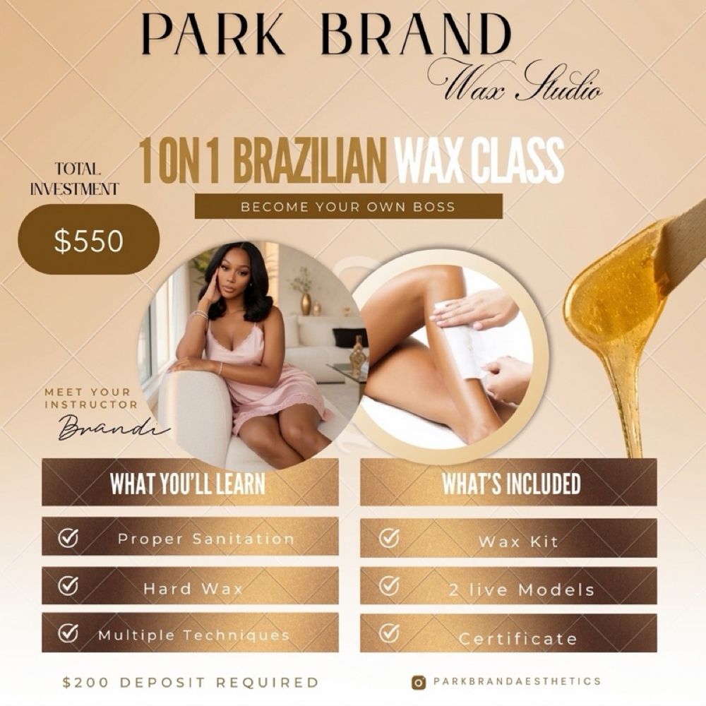 Brazilian Wax Class at Park Brand Aesthetics in St Marys, GA