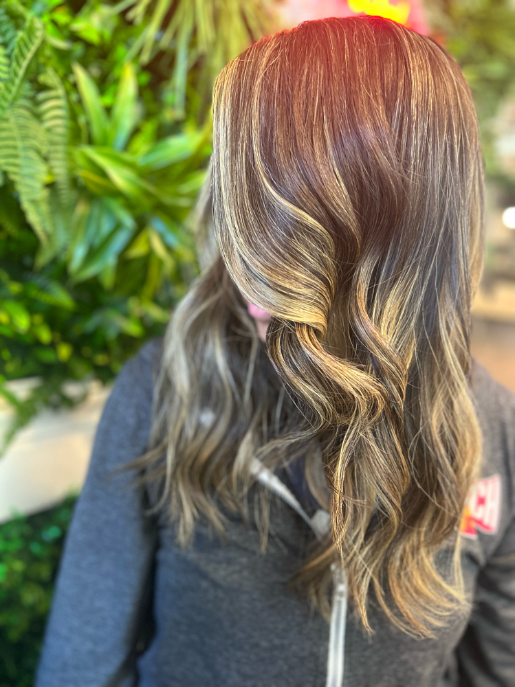 Custom Balayage W/gloss