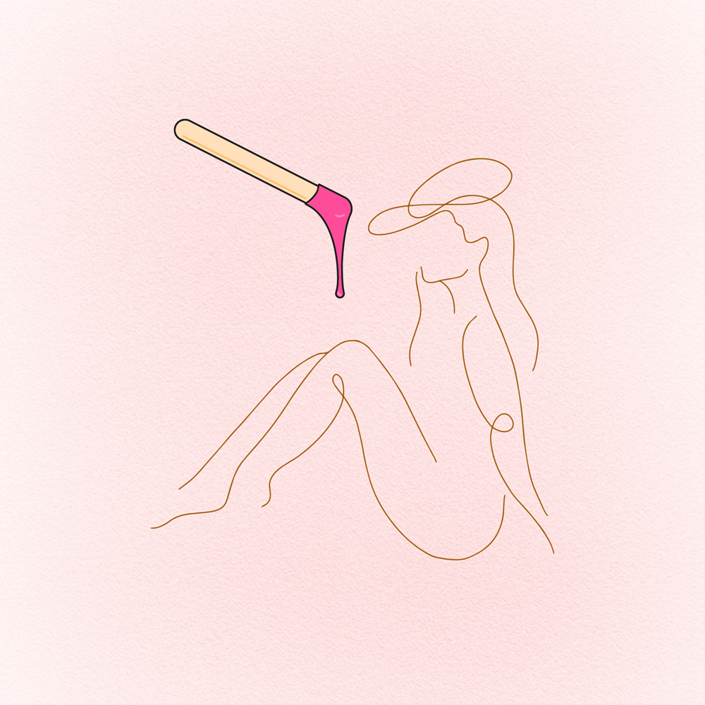 Brazilian Wax + Jelly Mask