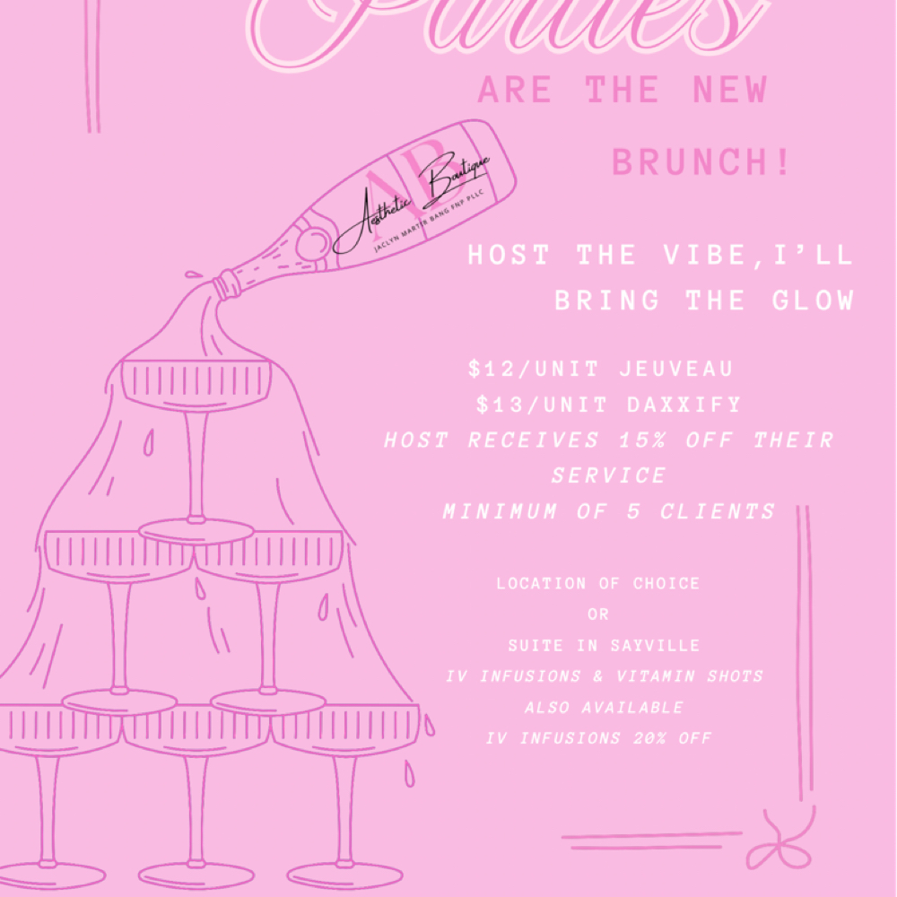 Tox Party at The Aesthetic Boutique in Sayville, NY