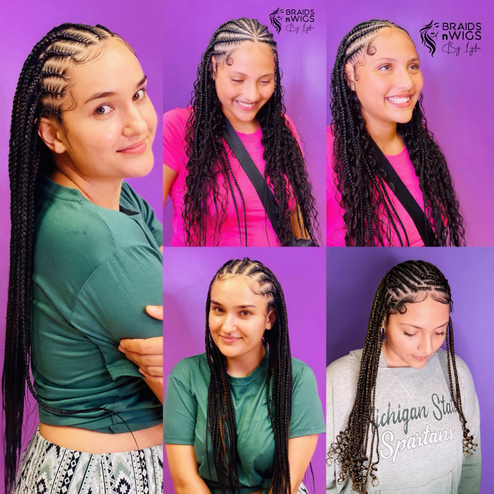 FREESTYLES BRAIDS / CORNROWS at BRAIDS N WIGS BY LYDIA LLC in Okemos, MI