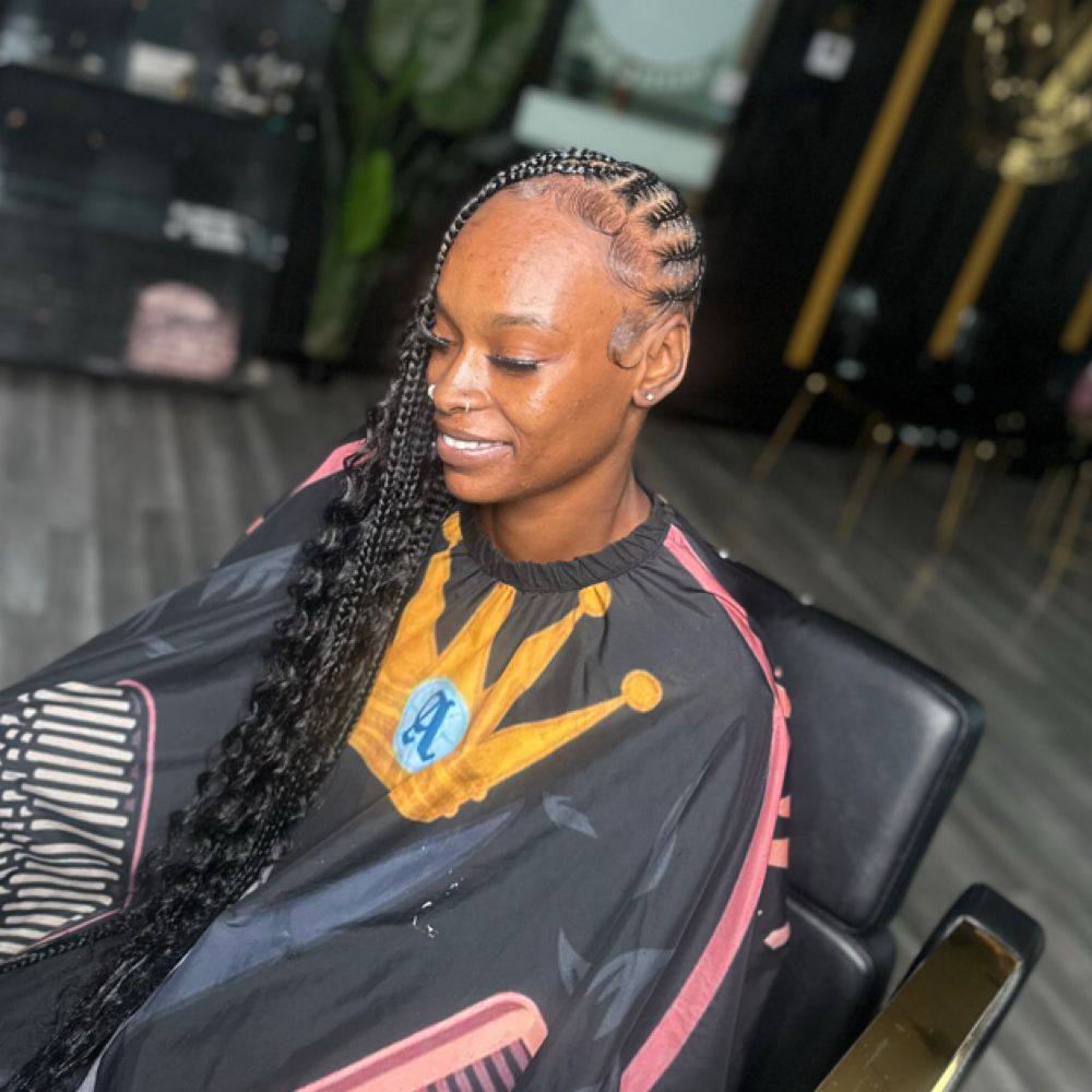 Medium Lemonade Braids at Transforming Tresses in Milwaukee, WI
