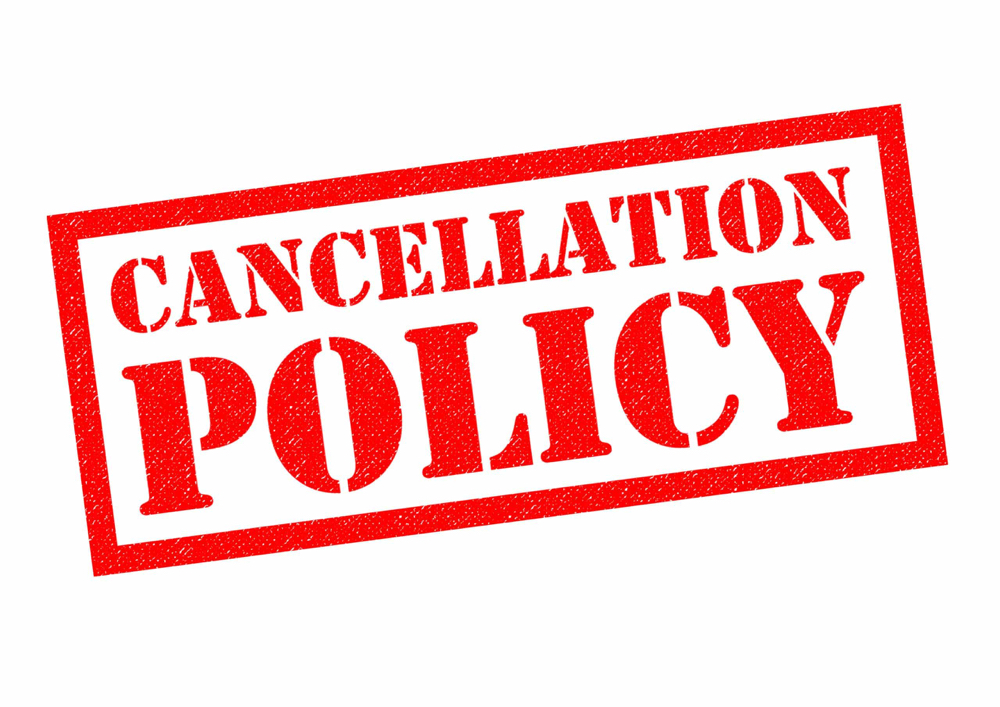 CANCELLATION POLICY