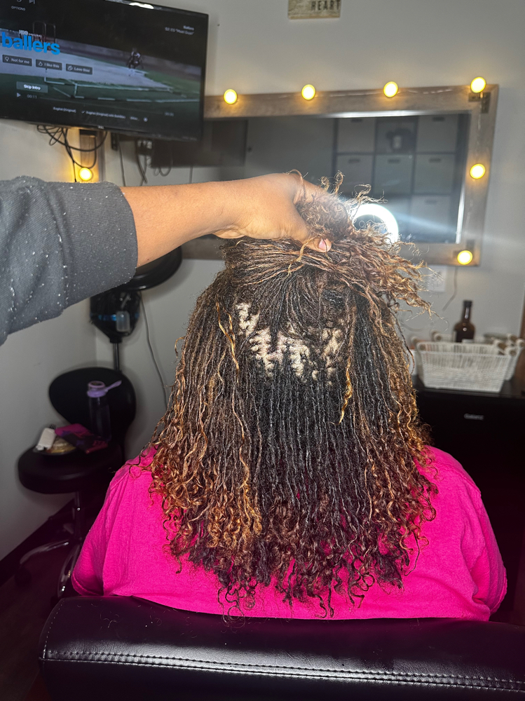Micro/sister Locs Re-Tie