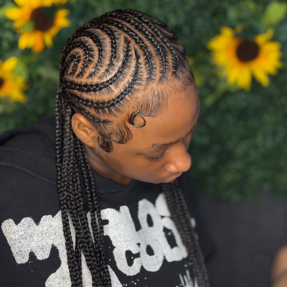 Freestyle Stitch Braids at Glammed By Lexx in Hickory, NC