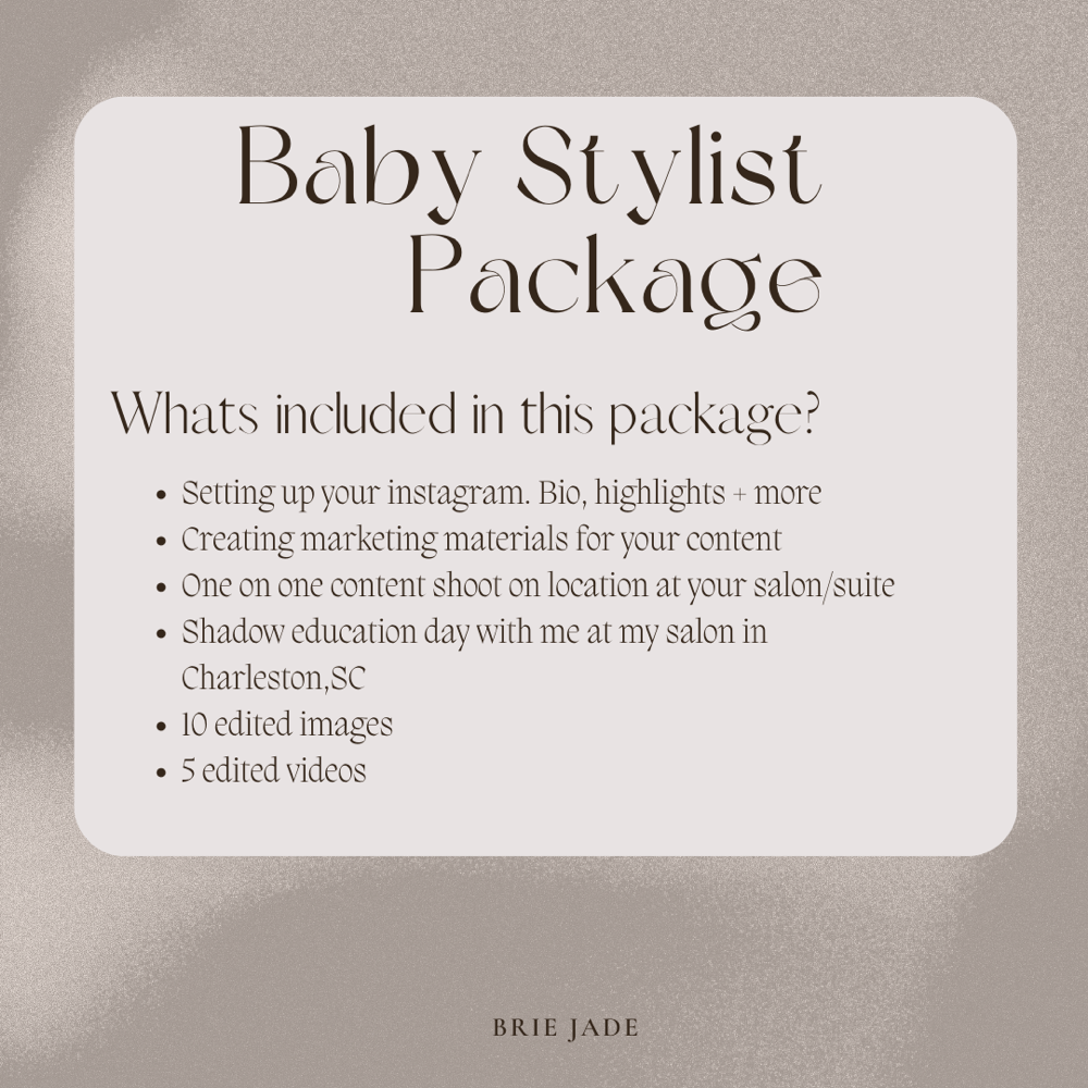Baby Stylist Package