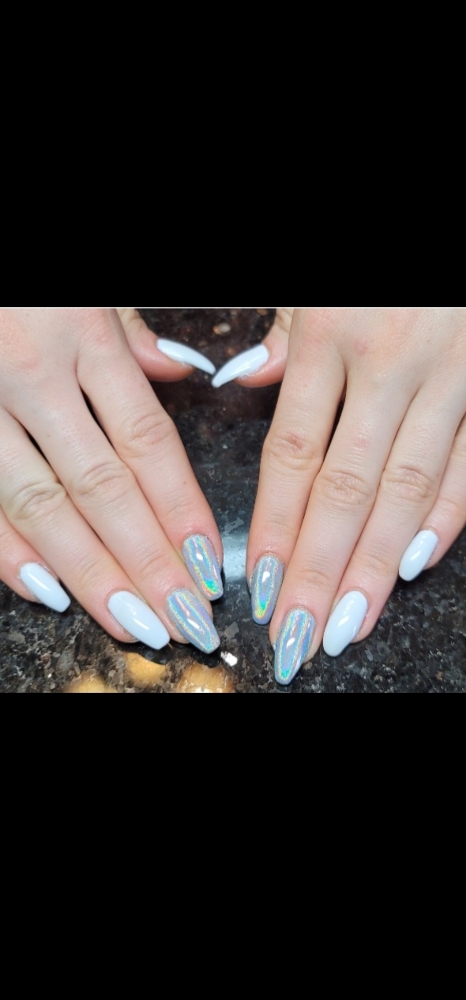 Chrome 1-4 Nails at At Your Fingertips Nail Salon in Escanaba, MI