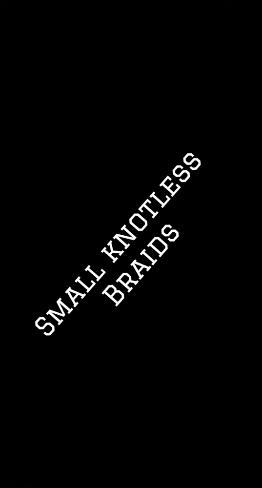 Small Knotless (Waist Length)