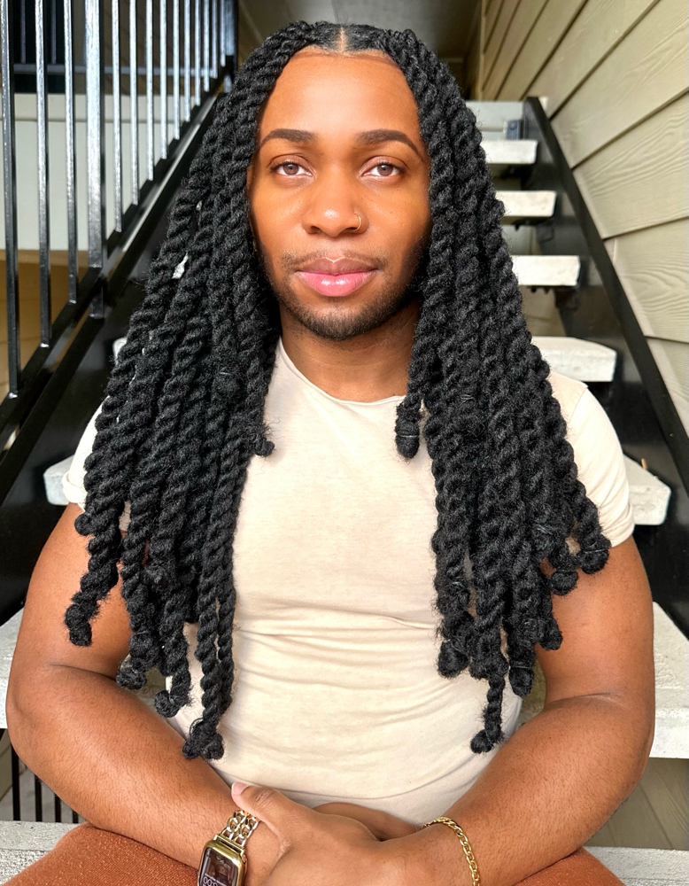 Invisible Locs /w Weave Back Length