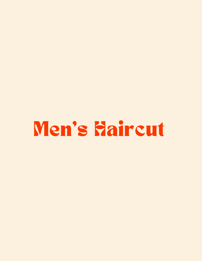 MEN’S HAIRCUT