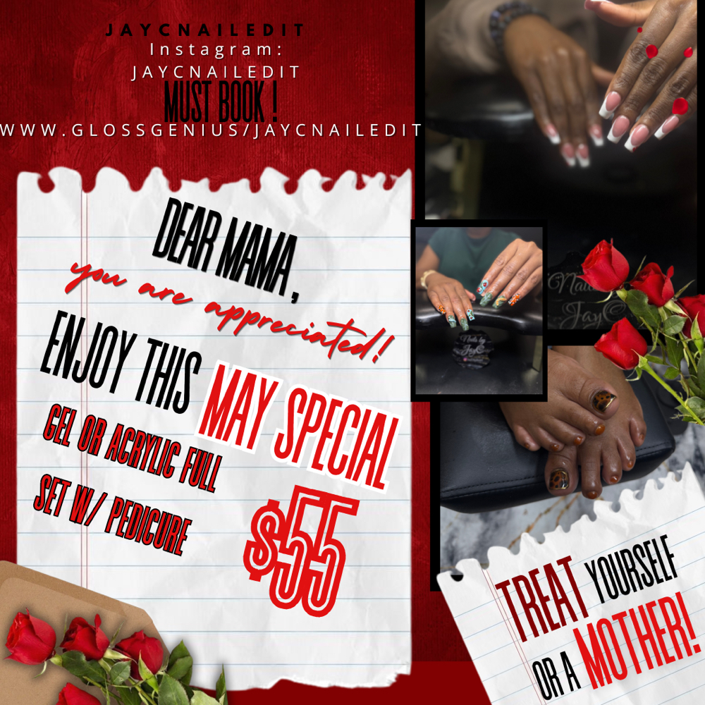Mother’s Day Special at JayCNailedIt in District Heights, MD