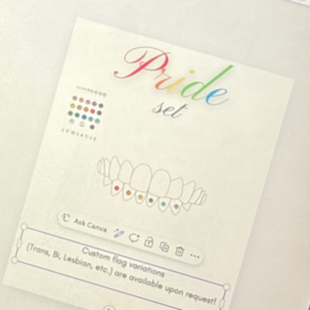 Pride Set at The Tooth Gem Plug By Nina in Rogers, AR