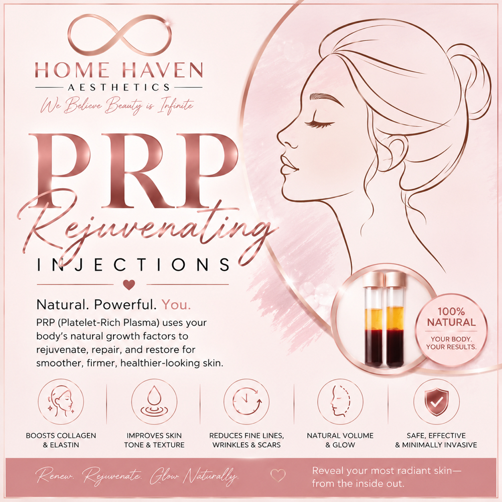 PRP-Rejuvenate injections at Home Haven Aesthetics, LLC in Edinburg, TX