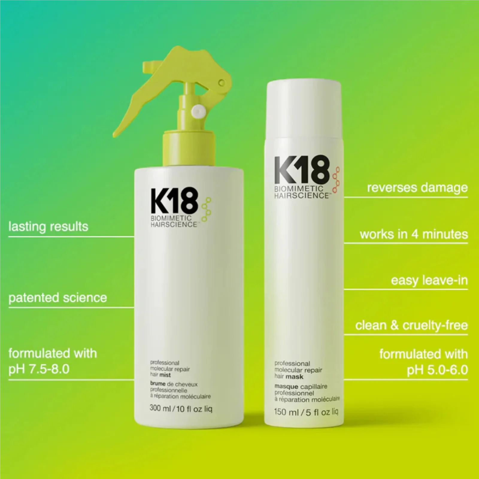 K18 Repairing Treatment at Volume Beauty Lounge in Augusta, GA