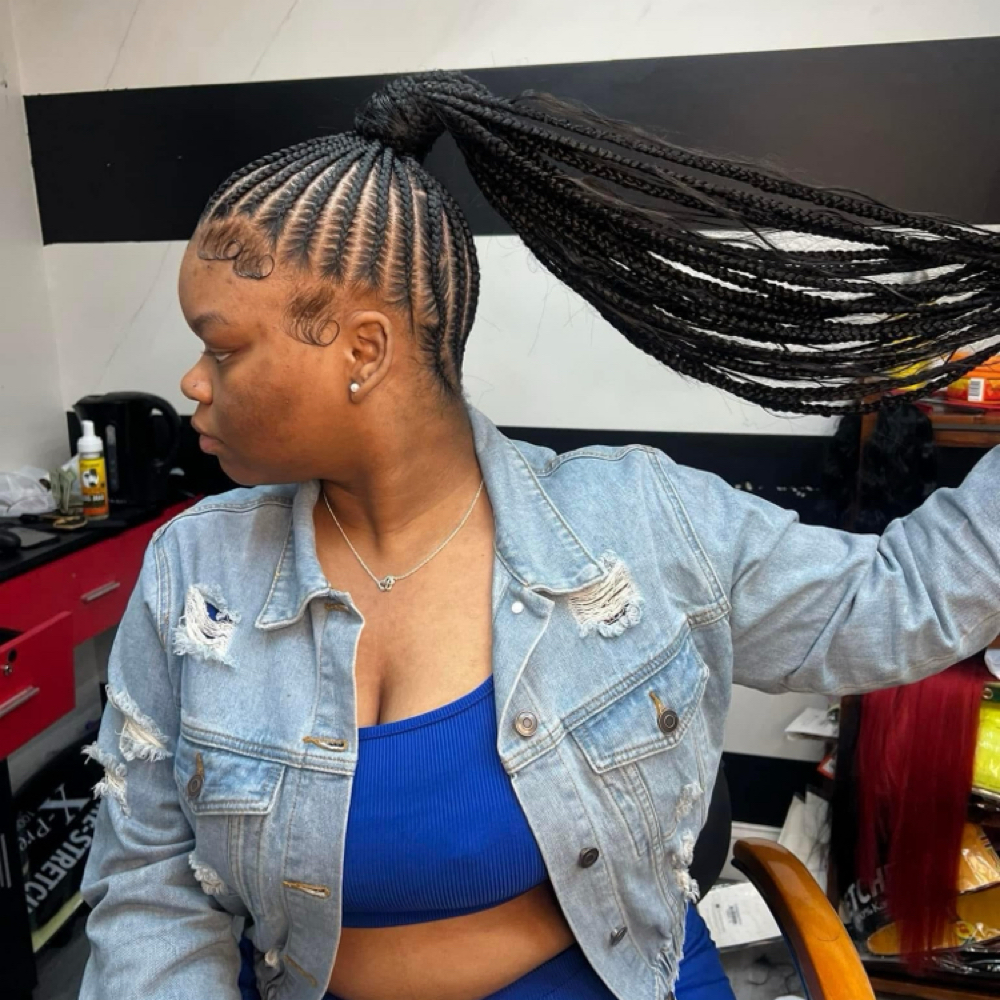 Small Stitch Ponytail at Cozy Braids in SOUTHAVEN, MS