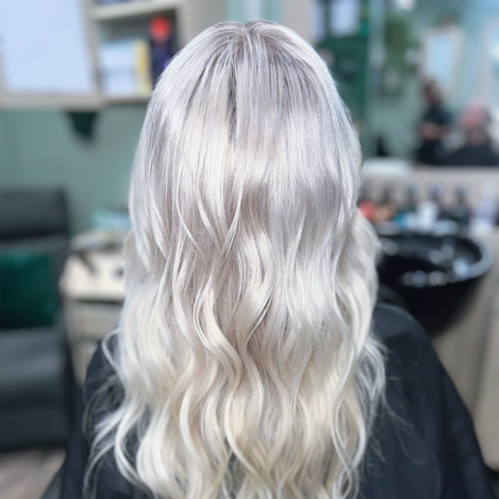 Total Blonde (Roots Only) at Hair by Charlie Megan in Dayton, OH