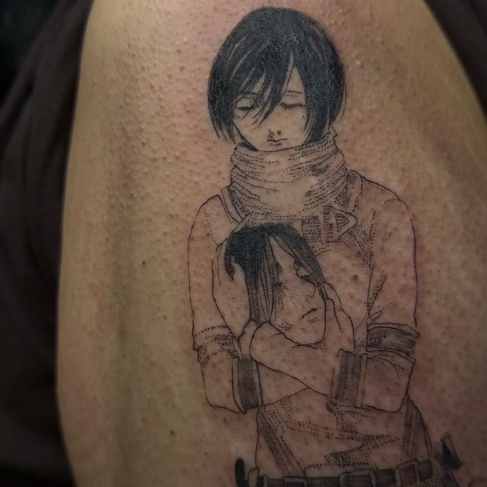 Anime Tattoo at Sori ink in Winston Salem, NC
