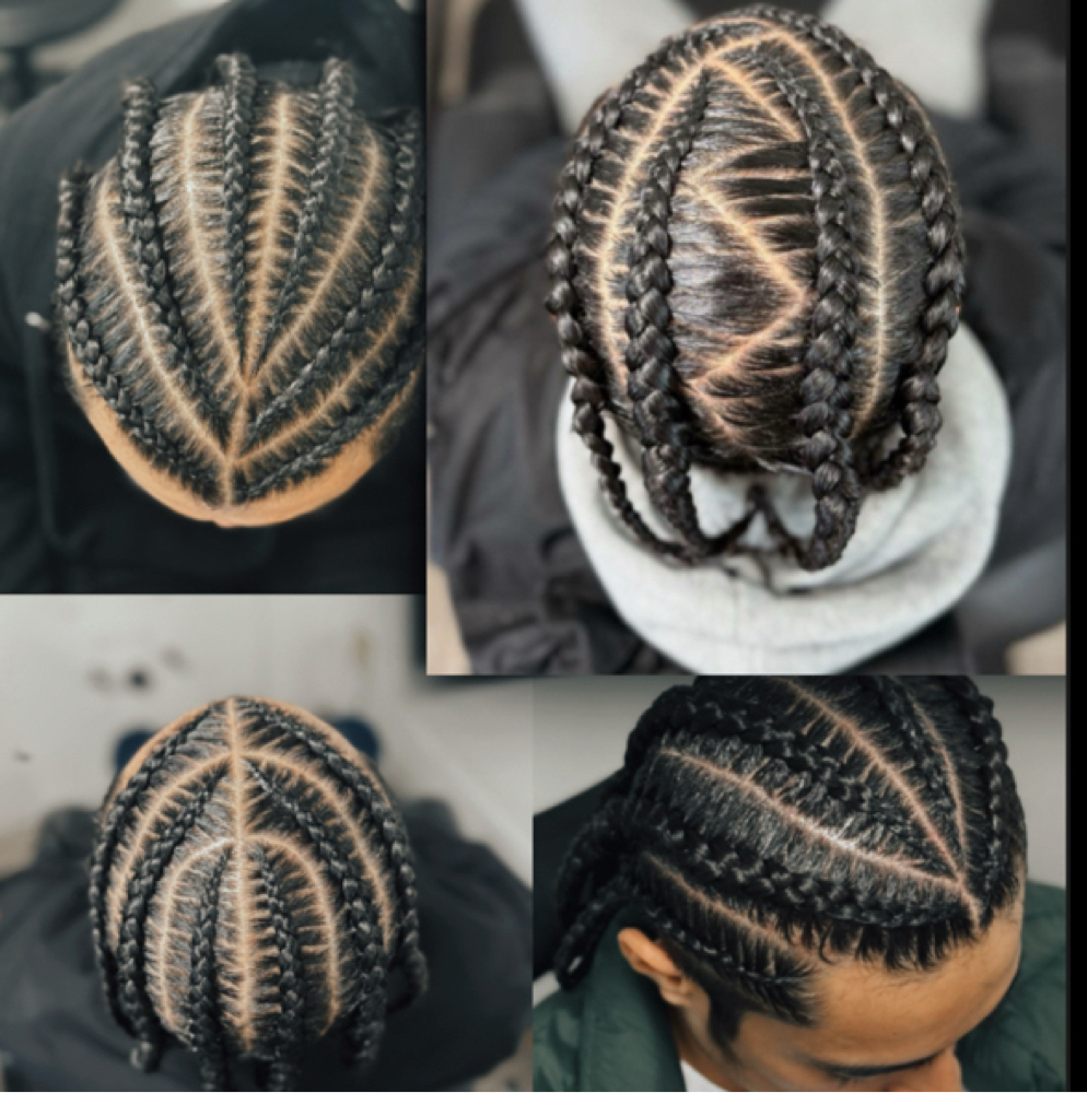 STITCH BRAIDS (NO EXTENSIONS) at 20th Salon and Barber in San Francisco, CA