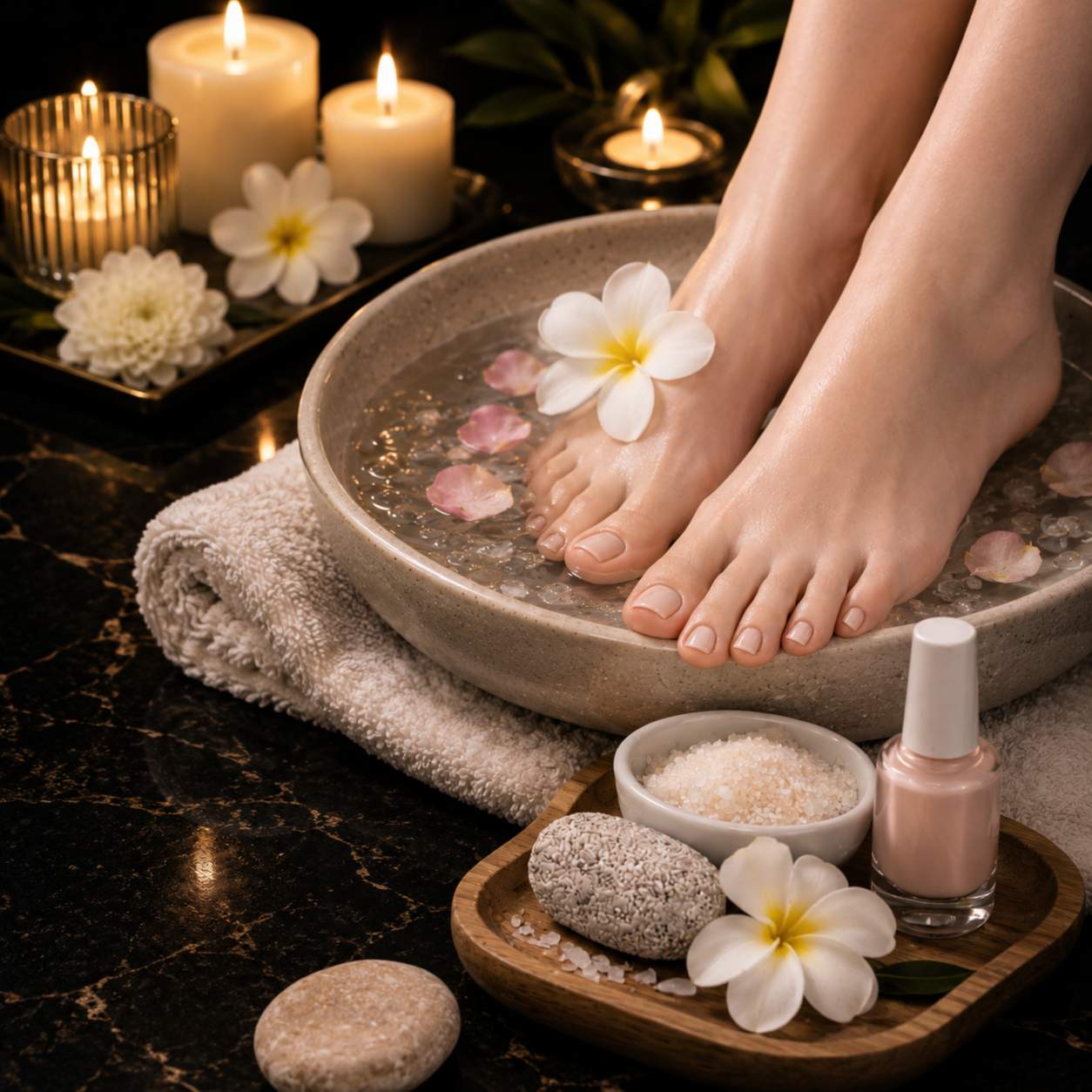 (Class Pass) Classic Spa Pedicure at Le Bijou Nails and Spa Salon in Houston, TX