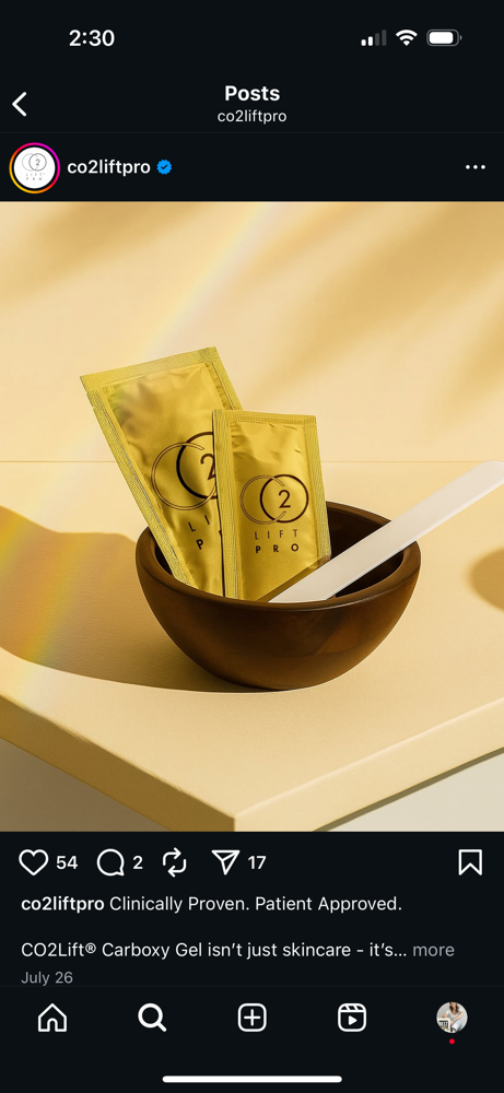 NEW**CO2 LIFT PRO MASK