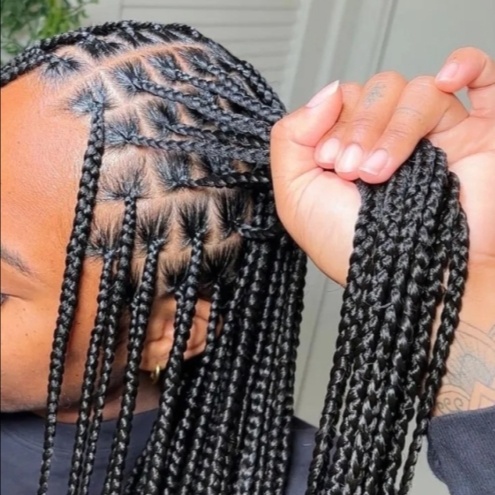 MEDIUM KNOTLESS at Favourite Hair Braiding in Cantonsville, MD