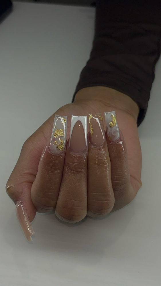 Medium Long freestyle Set at ClawsByVee Nail Bar in Fayetteville, NC