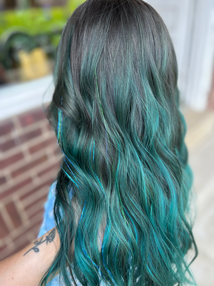 Double Process Vivids On Darkhair