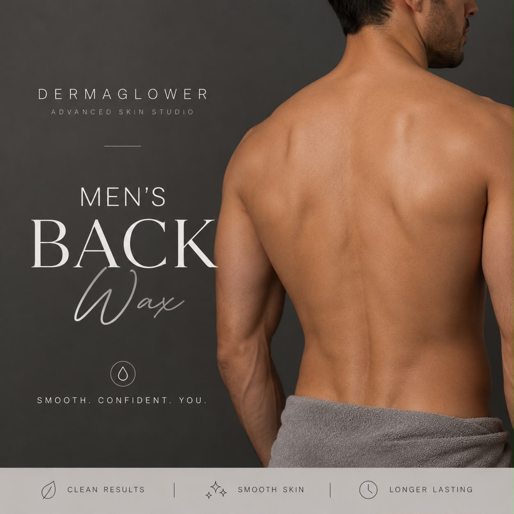 Men’s Back Wax | Espalda at Dermaglower Beauty Studio LLC in Bronx, NY