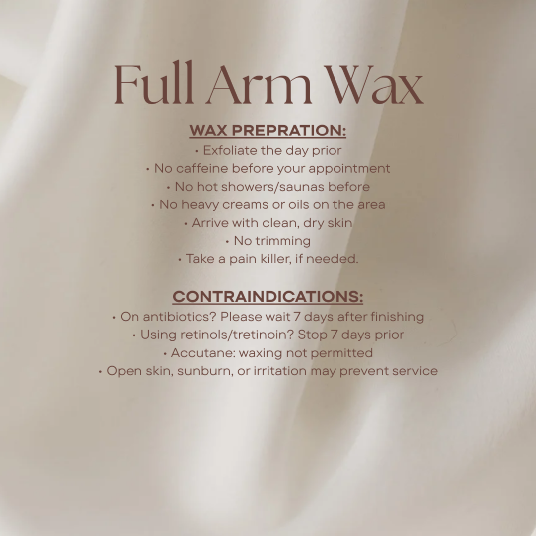 Full Arm Wax