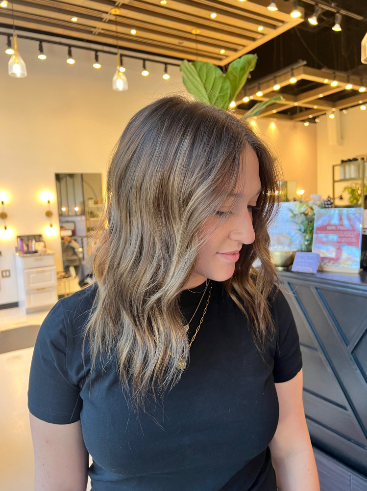 Lowlights at MK_Hairco in New Caney, TX