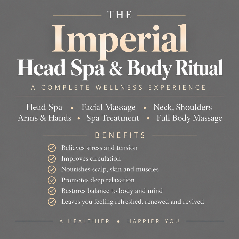The Imperial Head Spa & Body Ritual at Glendale Thai Massage & Head Spa in Glendale, AZ