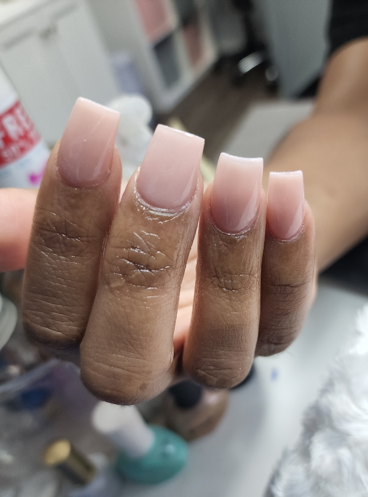 Full Set- SHORT W/Gel Polish at LuX Beauty Suite in Indianapolis, IN