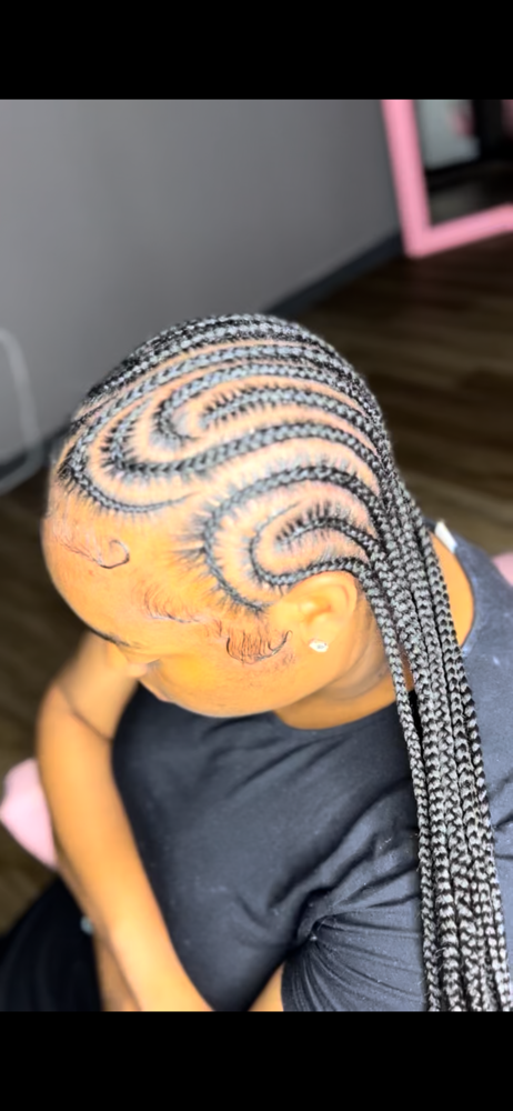 10-13 Feed In Braids at JackieofAllStrandz in Chattanooga, TN