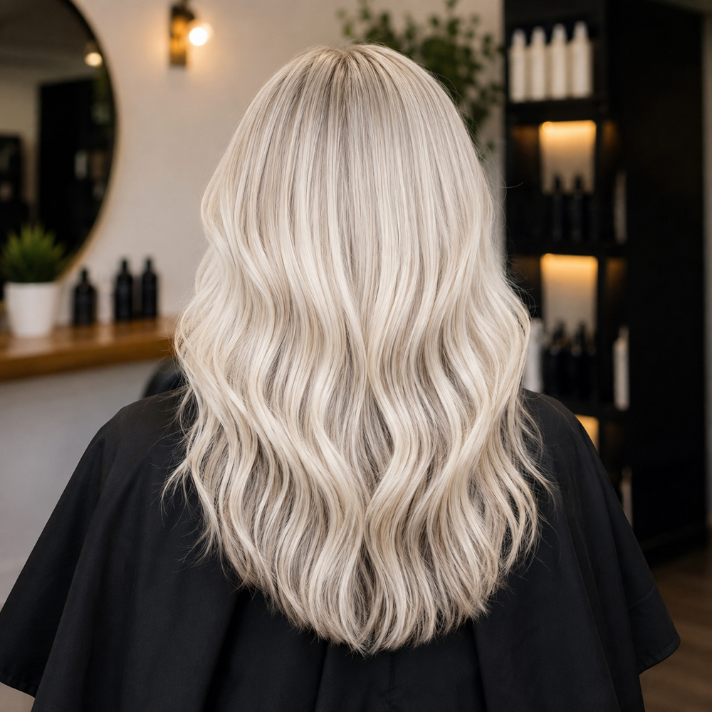 Partial Heavy Highlight at Laughing Crow Salon in Eugene, OR