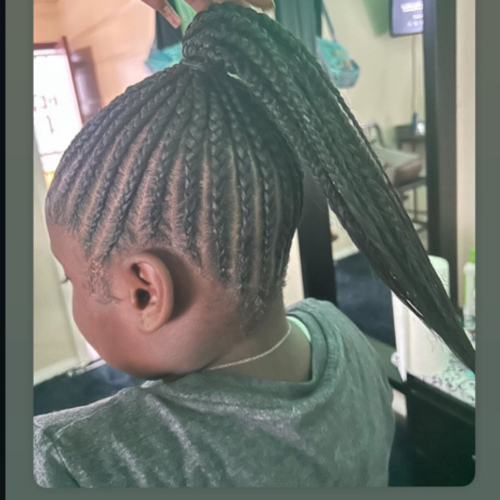 Braided ponytail at Shelaia Taylor in Los Angeles, CA