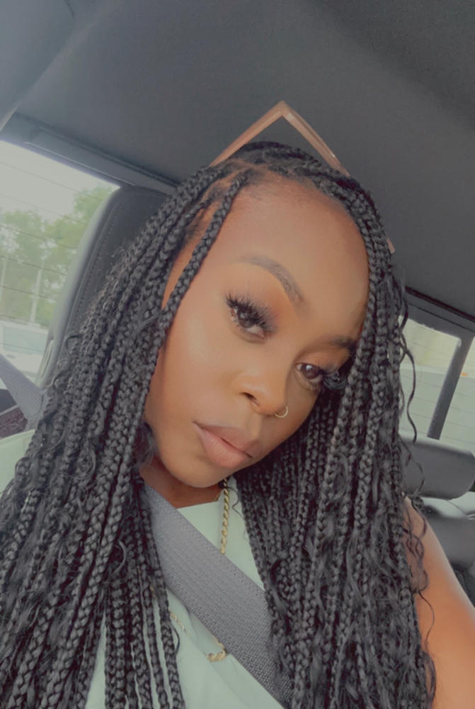 Knotless braids