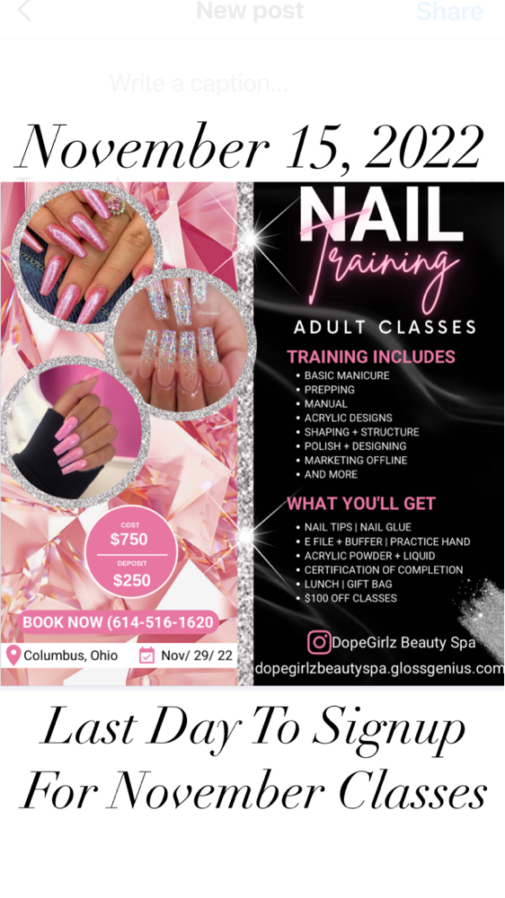 Adult Nail Training