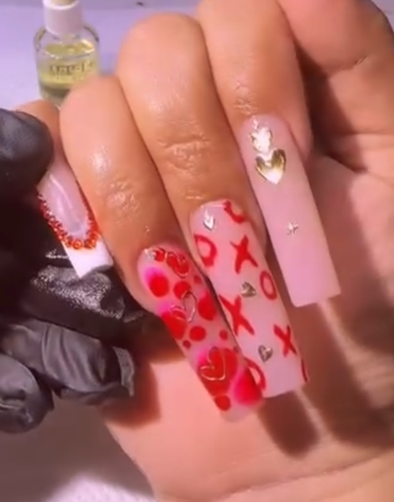 XXL Acrylic( Polish/design Add On)