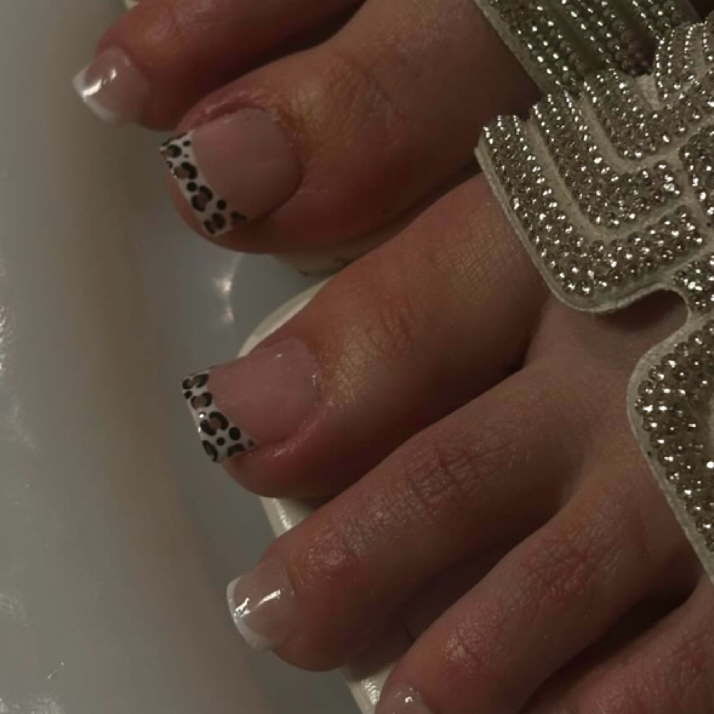 Gel X toes & Pedicure at Beauty on The Bricks in Hays, KS