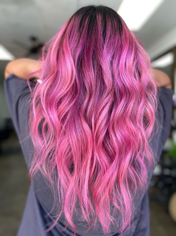 Vivid On Prelightened Hair